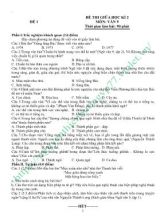 18 Đề thi giữa học kỳ II môn Ngữ Văn Lớp 9